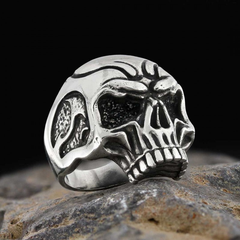 925 Sterling Silver Skull Ring