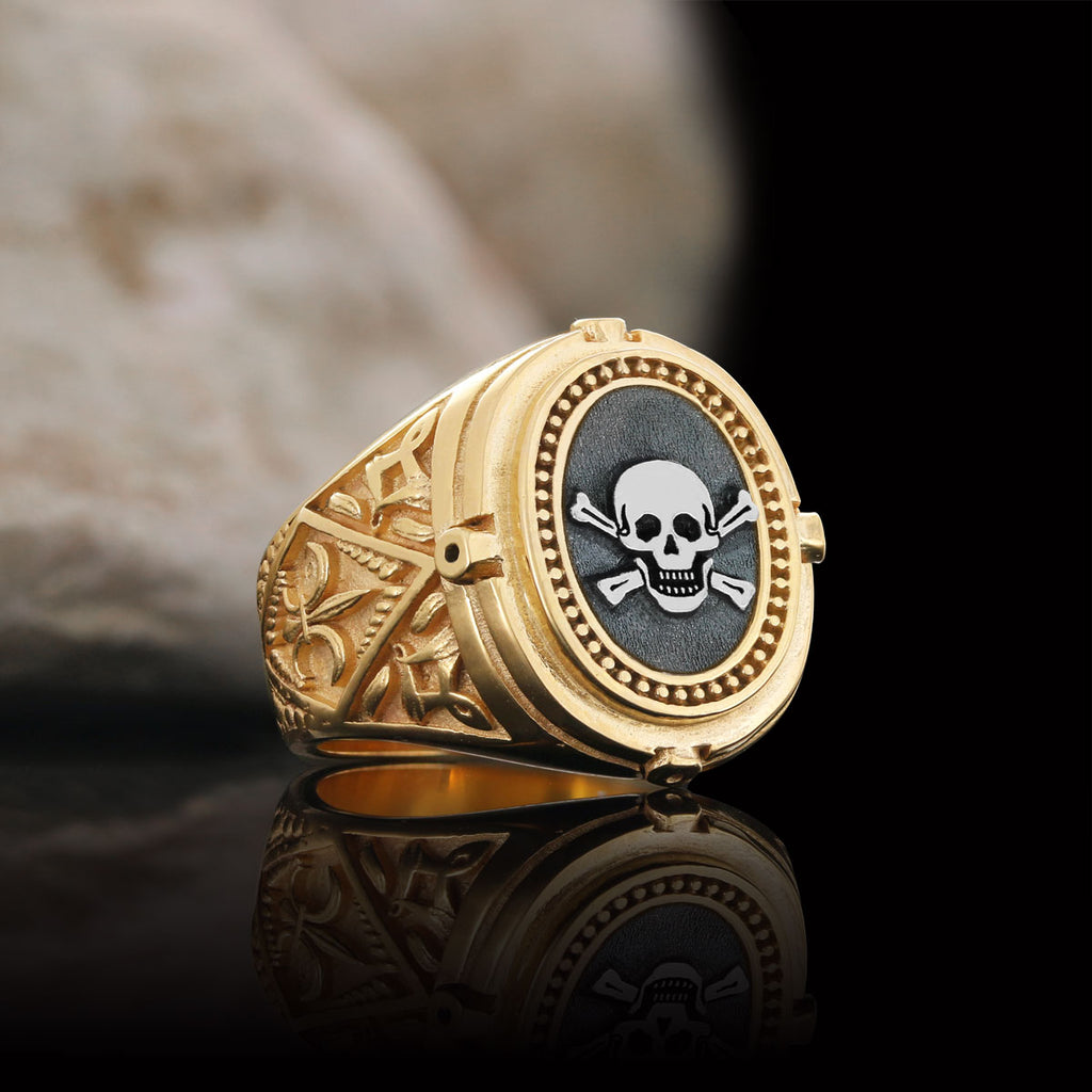 Unique Design Mortality Masonic Ring, Master Mason Ring, Elegant Masonic Ring