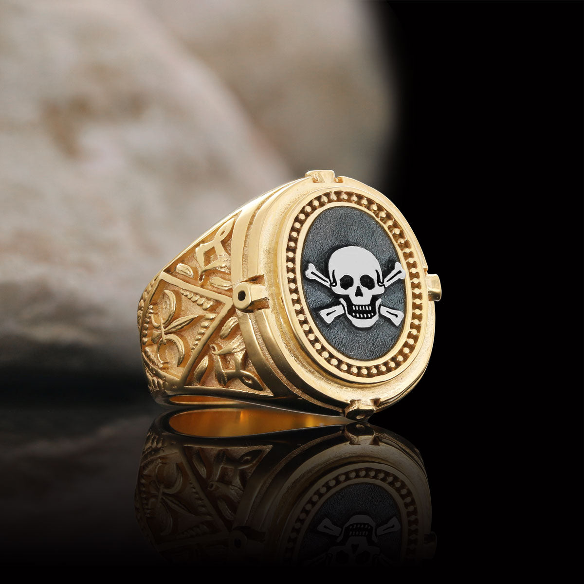 Unique Design Mortality Masonic Ring, Master Mason Ring, Elegant Masonic Ring