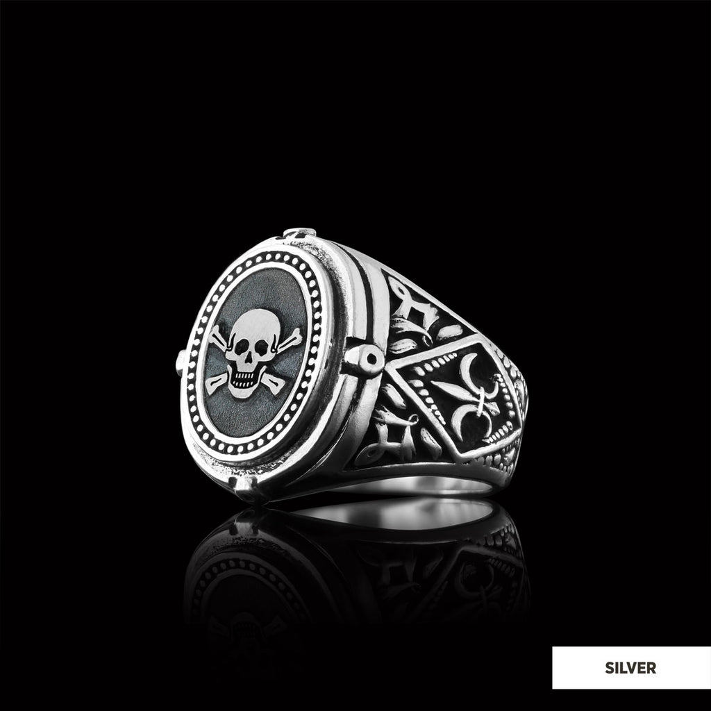 Unique Design Mortality Masonic Ring, Master Mason Ring, Elegant Masonic Ring