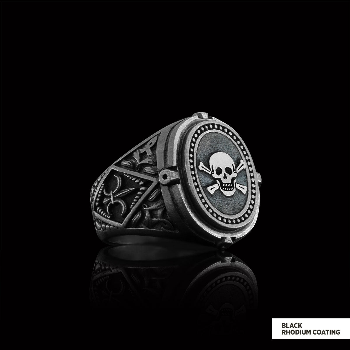 Unique Design Mortality Masonic Ring, Master Mason Ring, Elegant Masonic Ring