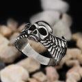 Winged Skull Ring